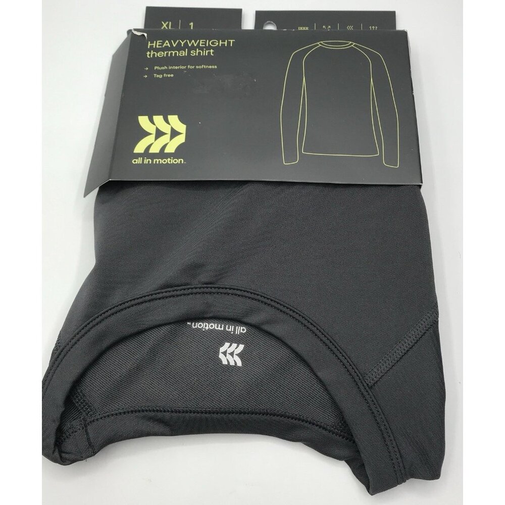 All in Motion Heavy Weight Thermal Shirt Gray Mens Size XL Base Layer